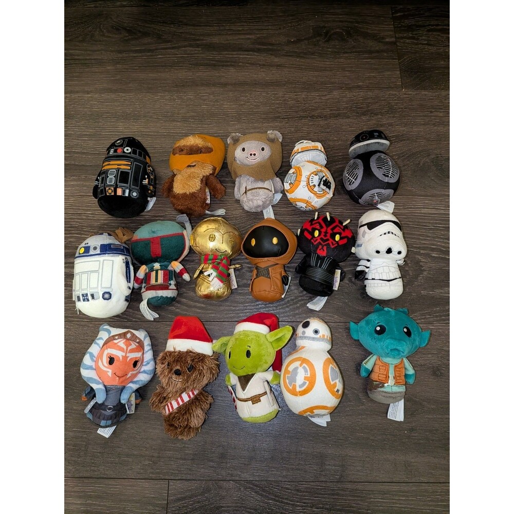 Hallmark Star Wars Itty Bittys Plush Lot